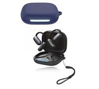 Para auriculares Soundcore AeroFIT 2, funda de silicona suave con impermeable, a prueba de golpes y resistente a los arañazos, ideal para la protección diaria, color azul