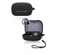 Para auriculares Soundcore C40i, funda de silicona suave con impermeable, a prueba de golpes y resistente a los arañazos, ideal para la protección diaria, color negro