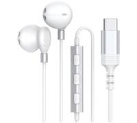 Para auriculares tipo C con micrófono 1.2M Llamadas claras para auriculares | Audio de alta resolución de 384 kHz/32 bits, escenario de sonido envolvente, voces detalladas, para reproducción de música