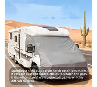 para autocaravana compatible con DUCATO 2006-2023, cubierta completa para parabrisas y capó, toldo parasol