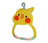 para Aves De Jaula,Juguete para Jaulas de Aves - Percha de Madera Colorida para Ejercicio y Cuidado del Pico, Decoración de Entorno Interior para Periquitos, Ninfas y Cotorras