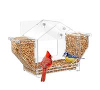 para Aves Silvestres,Estación De Alimentación De Acrílico Transparente | Dispensador De Alimentos De Gran Capacidad para Loros Cacatúas Periquitos Y Mascotas