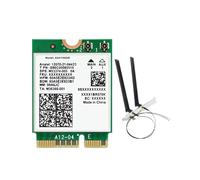 Para AX411 WiFi Card+2X8DB Antenna WiFi 6E CNVio2 BT 5.3 Tri-Band 5374Mbps MóDulo para Laptop/PC Win10/11-64Bit