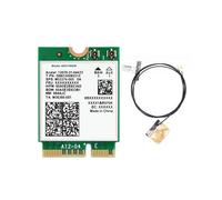 Para AX411 WiFi Card+Antenna WiFi 6E CNVio2 BT 5.3 Tri-Band 5374Mbps Network Adapter para Laptop/PC Win10/11-64Bit