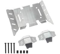 para Axial para AXP8 para Gilamon 1/8 RC Coche Parachoques Acero Inoxidable Placa Deslizamiento Protección Chasis Alta Resistencia Actualización Piezas Mejora Piezas Mejora RC