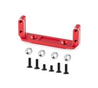 Para Axial Para Capra Para Vanquish F9 Para SCX10 III 1/10 Soporte Montaje Servo Aluminio RC Para Rock Crawler Para Buggy Portal Eje SOA 4WD RC Recambios(Red)
