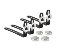 Para Axial Para Scx10 90046 90047 D90 1/10 4 Uds RC Carcasa De Coche Montaje Carrocería Soporte Metal L Con Imán Pieza Fijo Sobre Orugas RC Mejoras Juguetes