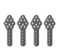 Para Axial Para SCX10 90046 90047 D90 D110 1/10 2 Uds 4 Uds Soporte Amortiguador Metal RC Crawler Pieza De Actualización Accesorios RC Maquetas Componentes(Gray,4pcs)