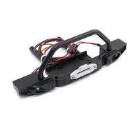 Para Axial Para Scx10 90046 90047 Traxxas Para Trx4 Para Trx-4 1/10 Parachoques Trasero Delantero De Metal Con Luces RC Crawler Piezas Mejora Maquetas Parachoques RC(Front)