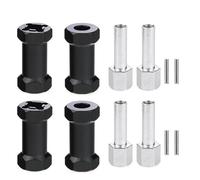para Axial para Scx10 F350 D90 AX10 CC01 90046 para Tamiya para MST 1/10 Espesor 15 Mm/20 Mm/25 Mm Piezas Extensión Cubos Rueda Hexagonales 12 Mm Piezas Orugas Autos RC Reemplazo RC