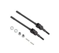 Para Axial Para SCX10-II 90046 90047 Para Wrangler 1/10 RC CVD Eje Transmisión Dogbone Alta Resistencia Para Para Universal AR44 Delantero Trasero Piezas(Black Front)