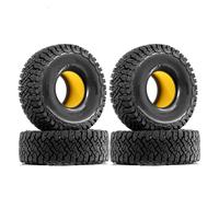 Para Axial Para SCX10 II III Para Traxxas Para TRX4 Para Tamiya CC01 D90 1/10 4 Piezas Insertos Esponja Ultrasuaves Y Neumáticos 1.9 Pulgadas Crawler RC Rc Orugas Neumáticos(Yellow)