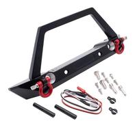 Para Axial Para Scx10 II III PRO Para Traxxas Para Trx4 1/10 Luces De Parachoques Delantero Metal Lámpara Mejora Piezas Accesorios RC Crawler Rc Parachoques Piezas