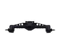 Para Axial Para SCX10 III AXI03007 1/10 CNC Eje Portal Delantero Trasero Aluminio Soportes Superior Ajustables Actualización Camión Trepador Control Remoto RC Ejes(Black,Rear)