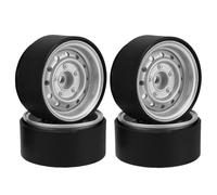 Para Axial Para SCX10 Para Traxxas Para TRX4 4WD D90 Para Redcat Gen8 1/10 RC Crawler Car Metal 1.9 Beadlock Rueda Llanta Buje Piezas Maquetas RC(Silver)