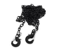 Para Axial Para Scx10 Para Traxxas Para Trx4 D90 Para Tamiya CC01 1/10 Gancho Remolque Metal CNC Con Cabrestante Cadena Remolque Coche RC Maquetas Orugas RC(Black)