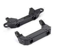 Para Axial Para SCX10 Para Wrangler Para Gladiator Base Camp Early Para Bronco 1/10 RC Car Reubicación Servo Metal Montaje Parachoques Delantero Trasero Piezas ReparacióN Rc(Front and Rear)