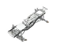Para Axial Para SCX24 90081 1/24 Marco Metal RC Modelo Crawler Coche Camión Para Buggy Piezas Accesorios Actualizaciones Reemplazo Y Reparación Chasis RC(Silver)