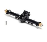 Para Axial Para SCX24 90081 C10 B-17 1967 2019 Para Wrangler 1/24 Aleación Fundición Edición Completa Juego Eje Delantero Trasero Modelo RC RC Ejes(Black,Rear)