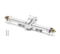 Para Axial Para SCX24 90081 C10 B-17 1967 2019 Para Wrangler 1/24 Aleación Fundición Edición Completa Juego Eje Delantero Trasero Modelo RC Ejes Juguetes RC(Silver,Rear)
