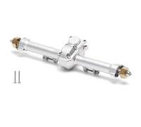 Para Axial Para SCX24 90081 C10 B-17 1967 2019 Para Wrangler 1/24 Conjunto Eje Trasero Delantero Fundición Aleación Edición Completa RC RC Ejes(Silver,Rear)