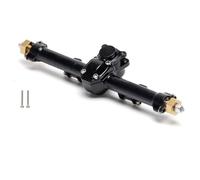 Para Axial Para SCX24 90081 C10 B-17 1967 2019 Para Wrangler 1/24 Conjunto Eje Trasero Delantero Fundición Aleación Modelo Edición Completa RC Ejes(Black,Rear)