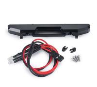 Para Axial Para Scx24 AXI00002 Para Wrangler 1/24 Parachoques Trasero Delantero De Metal Con Luz Coche Trepador Control Remoto Camión Modelo Piezas Mejora Parachoques Mejoras Rc(Rear)