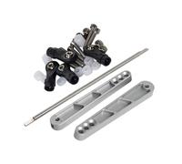 para Axial Rr10 Bomber 90053 90048 Ax31331 1/10 Conjunto Barra Estabilizadora Trasera Metal Kit Conexión Panhard RC para Rock para Carreras RC Accesorios