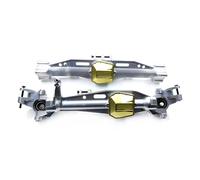 para Axial SCX6 Honcho 1/6 RC Car Aluminio 7075# Carcasa del Eje Delantero Y Trasero Accesorios Mejora Articulación Rojo para Plata RC Auto Eje Delantero Trasero
