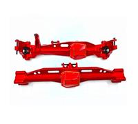 para Axial SCX6 Honcho 1/6 RC Car Aluminio 7075# Carcasa del Eje Delantero Y Trasero Accesorios Mejora Articulación Rojo para Plata RC Auto Eje Delantero Trasero