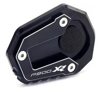 para B&M&W F900R F900XR F 900 R XR Caballete Lateral Motocicleta Soporte Caballete Lateral Extensión Placa Almohadilla Ampliación Pata Cabra Placa Extensión Soporte Lateral(F900XR Black)