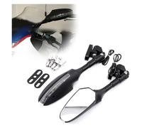 Para B&M&W K1200S 2005-2007 K1300S 2009-2015 Espejos Retrovisores Decorativos Con Luz LED Y Señal De Giro Espejo Retrovisor De Motocicleta