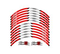 para B&MW F800R F800 R Ruedas Traseras Delanteras De Motocicleta Borde Exterior Pegatina para Llanta Calcomanías De Rueda De Rayas Reflectantes (Color : 1 UK)