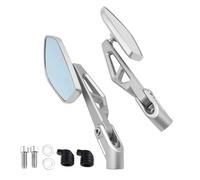 Para B&MW M1000r M1000xr S1000r S1000xr Cnc Espejo Retrovisor Plegable De Aluminio Motocicleta Espejos laterales motocicleta(PLATA)