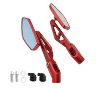 Para B&MW M1000r M1000xr S1000r S1000xr Cnc Espejo Retrovisor Plegable De Aluminio Motocicleta Espejos laterales motocicleta(ROJO)