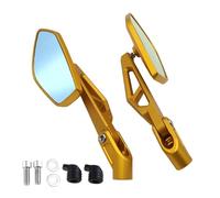 Para B&MW M1000r M1000xr S1000r S1000xr Cnc Espejo Retrovisor Plegable De Aluminio Motocicleta Espejos laterales motocicleta(ORO)