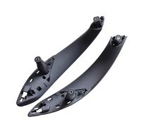 para B&MW Serie 3 F30 316d 318d 320d F31 320i 325d 51417279312 Manija De Puertas Interiores Cubierta Embellecedora Accesorios De Coche Carcasa Interior Manij Puerta (Color : Black-2PCS-Rear)