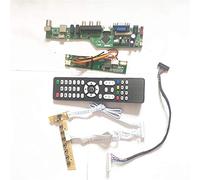 Para B121EW03 V0 VX T.V53 teclado de la placa controlador+inversor+remoto LVDS 20Pin 1CCFL USB VGA HDMI AV RF LCD panel monitor DIY kit (B121EW03 VX)