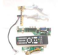 Para B133XN02 V5 1CCFL LVDS 20Pin LCD panel HDMI VGA AV USB RF Inverter+Remote+teclado T.V53 tarjeta de unidad DIY kit (B133XN02)