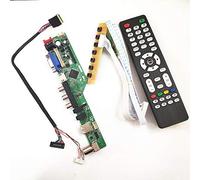 Para B133XW02 V0 V1 V2 1366 * 768 T.V53 controlador de pantalla tarjeta de unidad HDMI VGA USB AV RF panel WLED LVDS 40Pin 13.3 "DIY kit (B133XW02 V0)