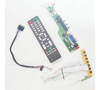 Para B140XW02 V0 V1 1366 * 768 14 pulgadas T.V53 pantalla controlador de unidad portátil panel HDMI VGA USB AV RF WLED LVDS 40Pins DIY kit (B140XW02 V1)