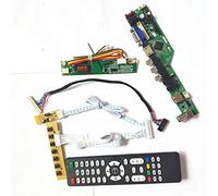 Para B141EW04 V3 V4 V5 LVDS 1CCFL 30Pin T.V53 tarjeta de unidad panel LCD monitor HDMI VGA USB AV teclado+Remote+Inversor DIY kit (B141EW04 V3)