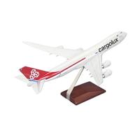 para B747-8F Luxembourg Cargo 47cm Avión Modelo De Resina Fundida A Presión Colección Decoración Sin Luces Aficionados Militares