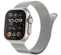 para Band Series 9, Ultra 2, SE, Ultra 8 7 6 5 4 3 2 1 38 mm 40 mm 41 mm 42 mm 44 mm 45 mm 49 mm Mujeres y Hombres, reemplazo de Cierre magnético con Bucle de Malla de Acero Inoxidable