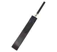 para baquetas, de cuero para mazos, para palos de percusión, mecanismo de cierre seguro con cremallera, forro protector acolchado grueso, soporte de equipo de percusión para