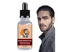 para Barba | Crecimiento del cabello del bigote, de barba para el crecimiento de los hombres,Hidratante y cuidado de la barba de 30 ml. Haga crecer una más fuerte, más espesa y rápida para u