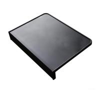 para barista Tamper Station Mat Bordes elevados Derrame para prueba | Agarre antideslizante, protege los mostradores, evita el deslizamiento del portafiltro, silicona negra, fácil mantenimiento