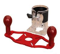 Para base de conversión de mesa de enrutador, cubierta invertida transparente para recortadora de enrutador, accesorio de ranurado de fresado de grabado multifuncional para carpintería (B)