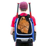 para Bate de béisbol, Mochila de poliéster de Gran Capacidad para béisbol, Impermeable para Equipo de Base-Ball, Resistente a desgarros, Amplio Compartimento Principal, para maza,