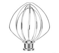 Para batidora de pie de alambre de acero inoxidable 4.5QT K45WW compatible con K45 KSM75 KSM90 KSM95 KSM150PS para una mezcla eficiente de mantequilla de crema de huevo